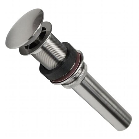 Premier Copper Products Premier Copper Products D-208BN 1.5 in. Non-Overflow Pop-up Bathroom Sink Drain - Brushed Nickel D-208BN